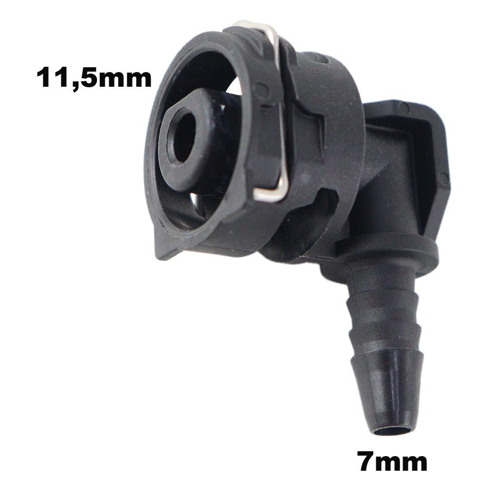 Conector Tubo 90° 11,5 X 7mm Engate Universal Quick