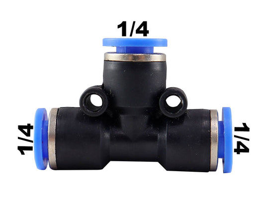 Conexão Emenda Plástico Tecalon 1/4 Universal - Paraiso das Mangueiras