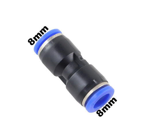 Conexão Emenda Tecalon 8mm Universal - Paraiso das Mangueiras