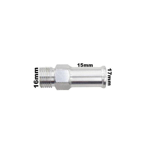 Conexão Espigão Nipe Tempra 2.0 8V 16V Reto C/Rosca 16x4Cm - Paraiso das Mangueiras