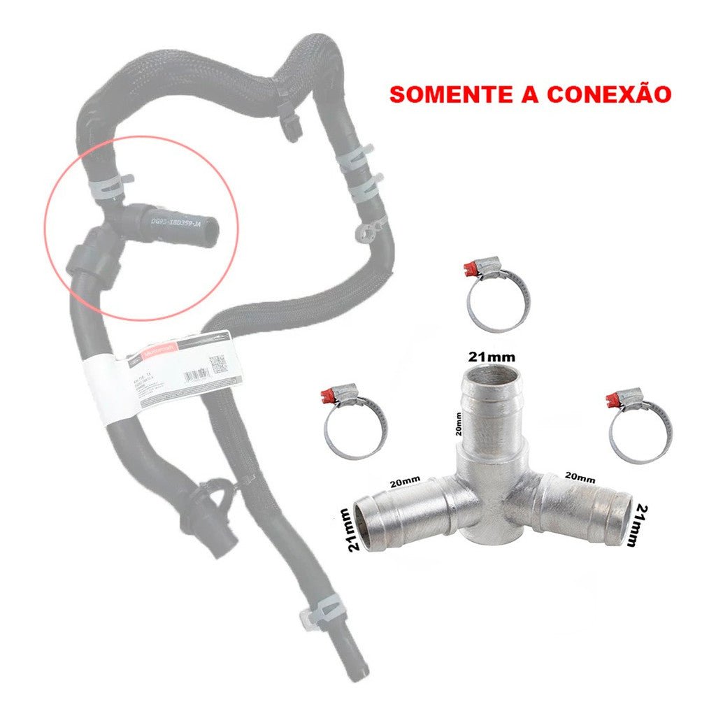 Conexao Mangueira Ar Quente Fusion 2013/2018 2.0 Gasolina