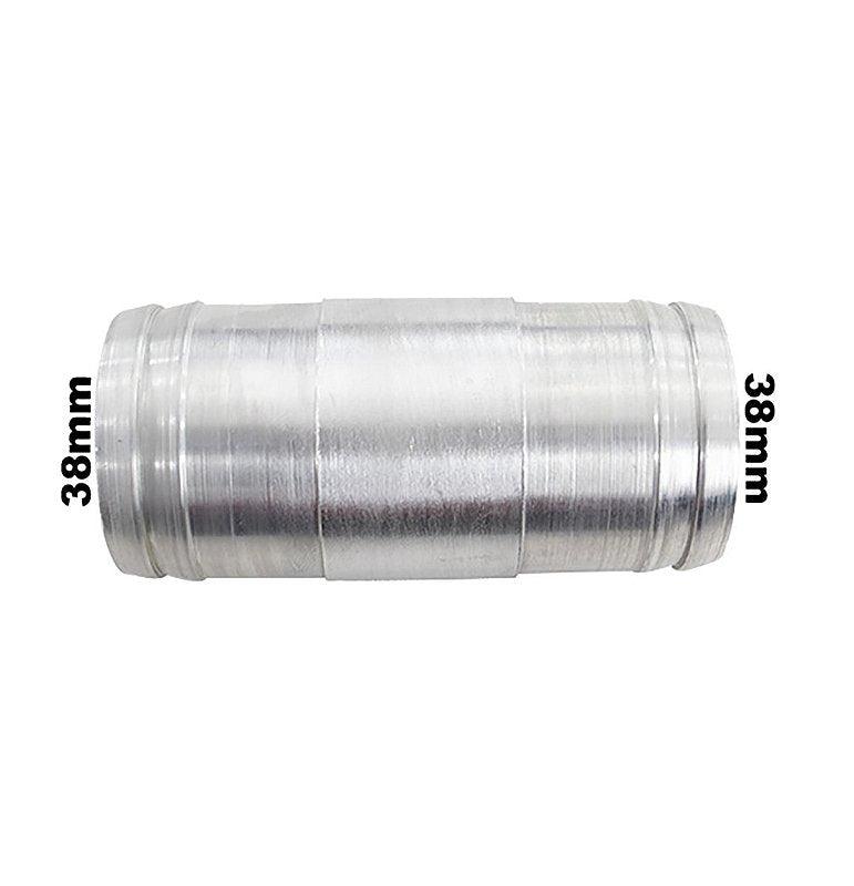 Conexão Mangueira Radiador 38mm Alumínio Emenda Universal - Paraiso das Mangueiras Imagem principal do produto