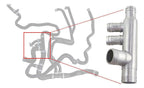Conexão Mangueira Radiador Duster 2.0 16v F4r 215012744r - Paraiso das Mangueiras
