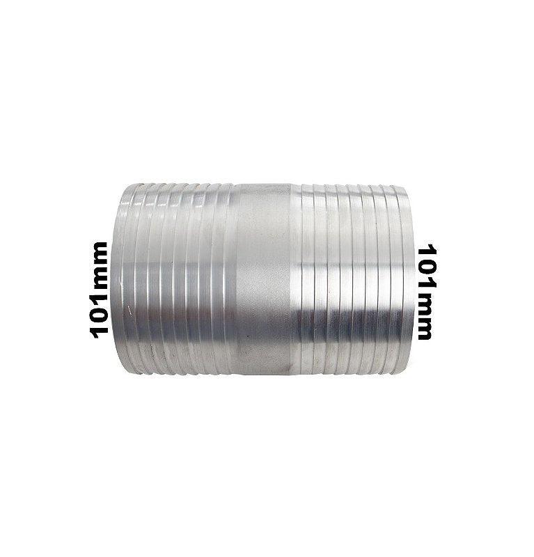 Conexão Nipe 101mm 4 Polegadas Alumínio Emenda Universal - Paraiso das Mangueiras Imagem principal do produto