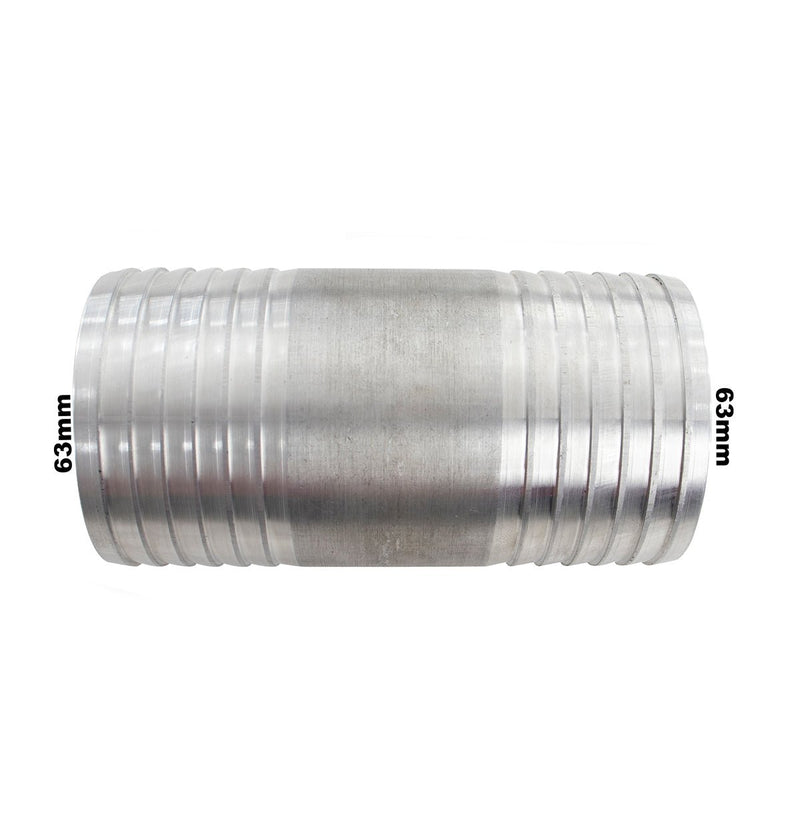Conexão Nipe 63mm 2 1/2 Alumínio Emenda Universal - Paraiso das Mangueiras