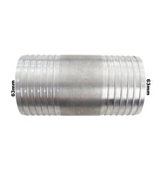 Conexão Nipe 63mm 2 1/2 Alumínio Emenda Universal - Paraiso das Mangueiras