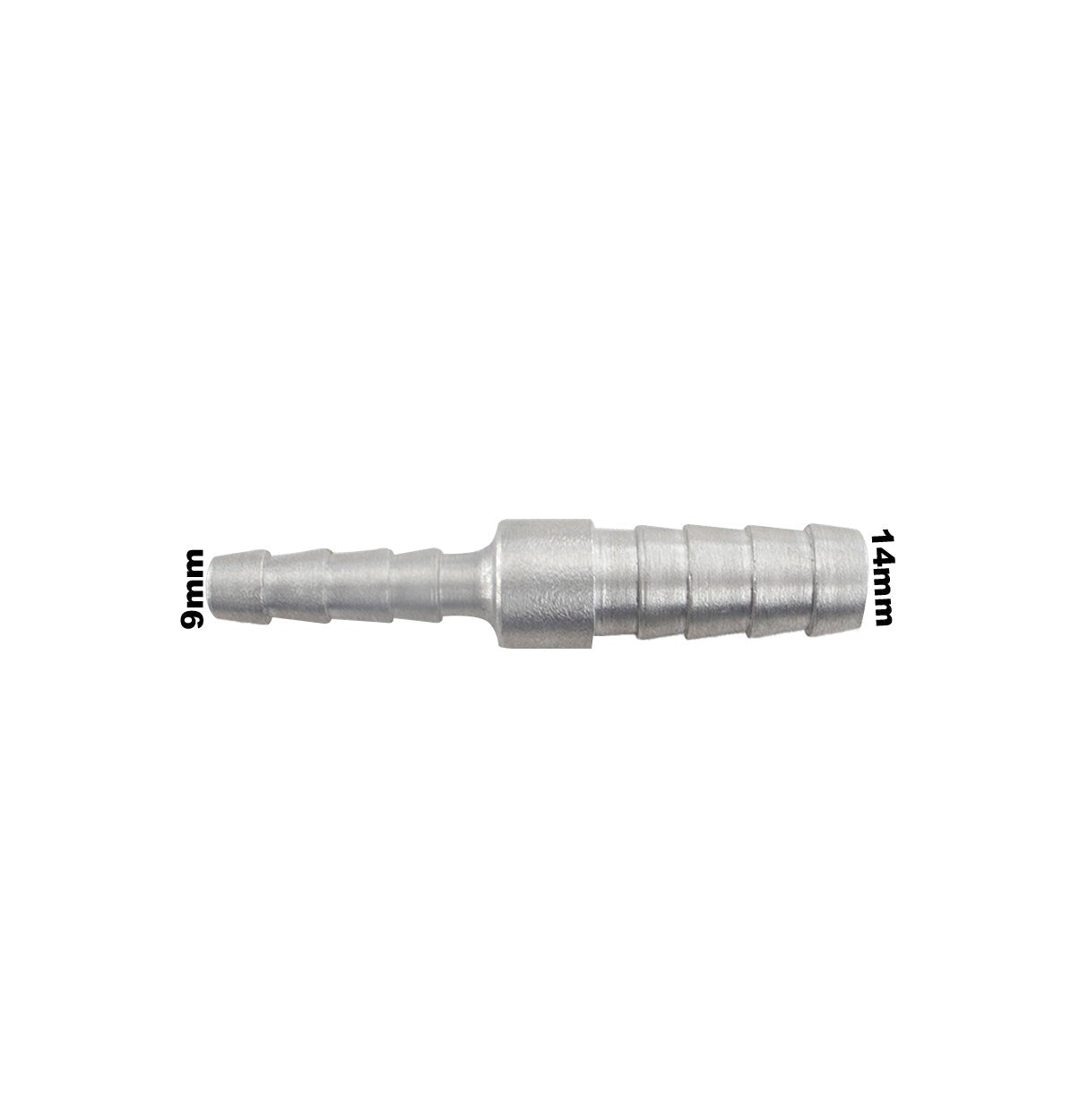 Conexão Nipe Emenda Redução 1/2 X 5/16 14mm 9mm Alumínio Imagem secundária do produto