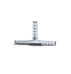 Conexão T Alumínio Mangueira Adaptação 1/4 6,5mm Universal - Paraiso das Mangueiras