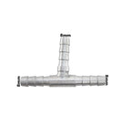 Conexão T Alumínio Mangueira Adaptação 5/16 8mm Universal - Paraiso das Mangueiras