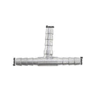 Conexão T Alumínio Mangueira Adaptação 5/16 9mm Universal - Paraiso das Mangueiras