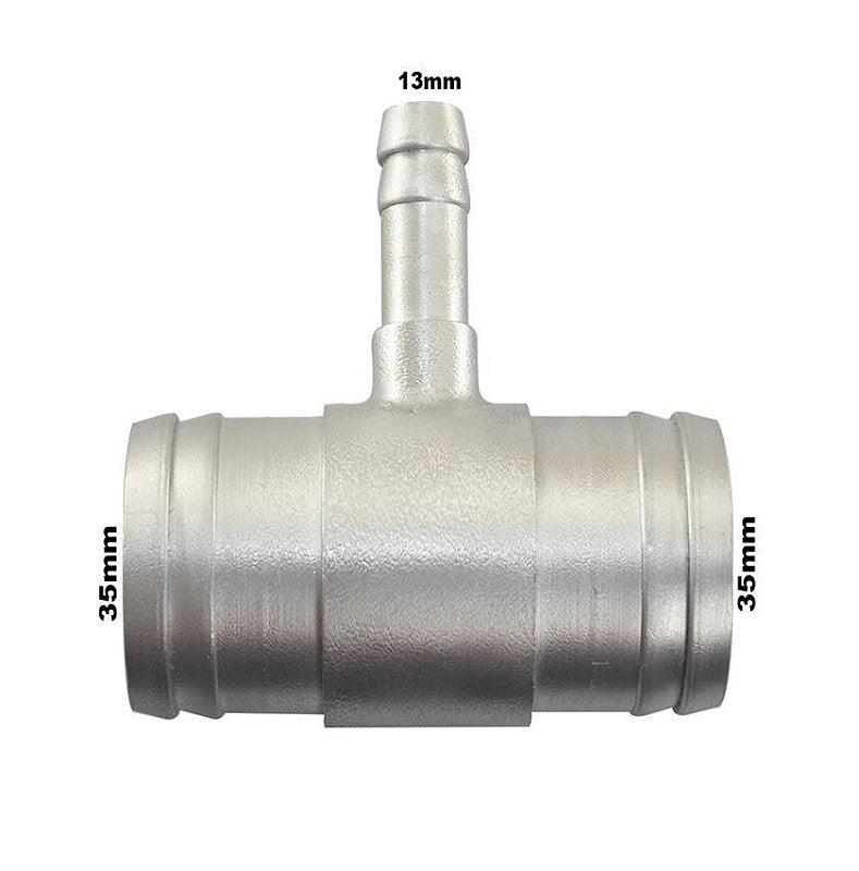 Conexão T Aluminio Radiador Adaptação 35x13x35 Imagem secundária do produto