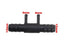 Conexão Tee Mangueira Vácuo 4 Saidas 12x4x4x12mm - Paraiso das Mangueiras