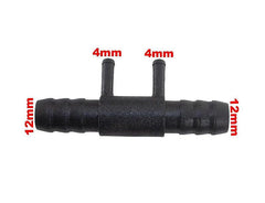 Conexão Tee Mangueira Vácuo 4 Saidas 12x4x4x12mm - Paraiso das Mangueiras