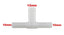 Conexão Tee Quick Universal 10mm X 12mm Plástico - Paraiso das Mangueiras