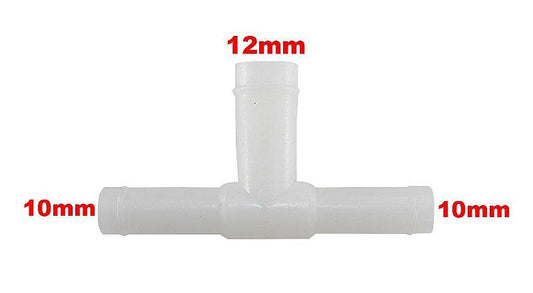 Conexão Tee Quick Universal 10mm X 12mm Plástico - Paraiso das Mangueiras
