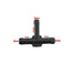 Conexão Tee Quick Universal 7mm Plástico - Paraiso das Mangueiras