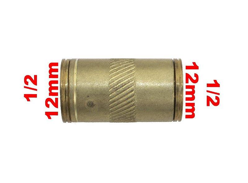 Conexão União Emenda Tecalon 1/2 12mm Universal - Paraiso das Mangueiras Imagem principal do produto