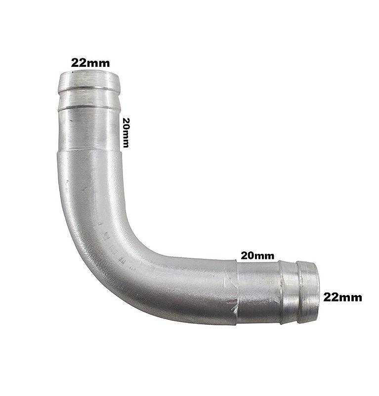 Cotovelo Adaptação Alumínio Mangueira 3/4 19mm Universal - Paraiso das Mangueiras Imagem principal do produto