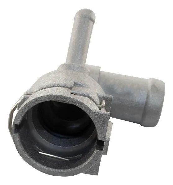 Flange Ar Quente Jetta 2.5 Alumínio 2005 À 2010 1k0122291r - Paraiso das Mangueiras