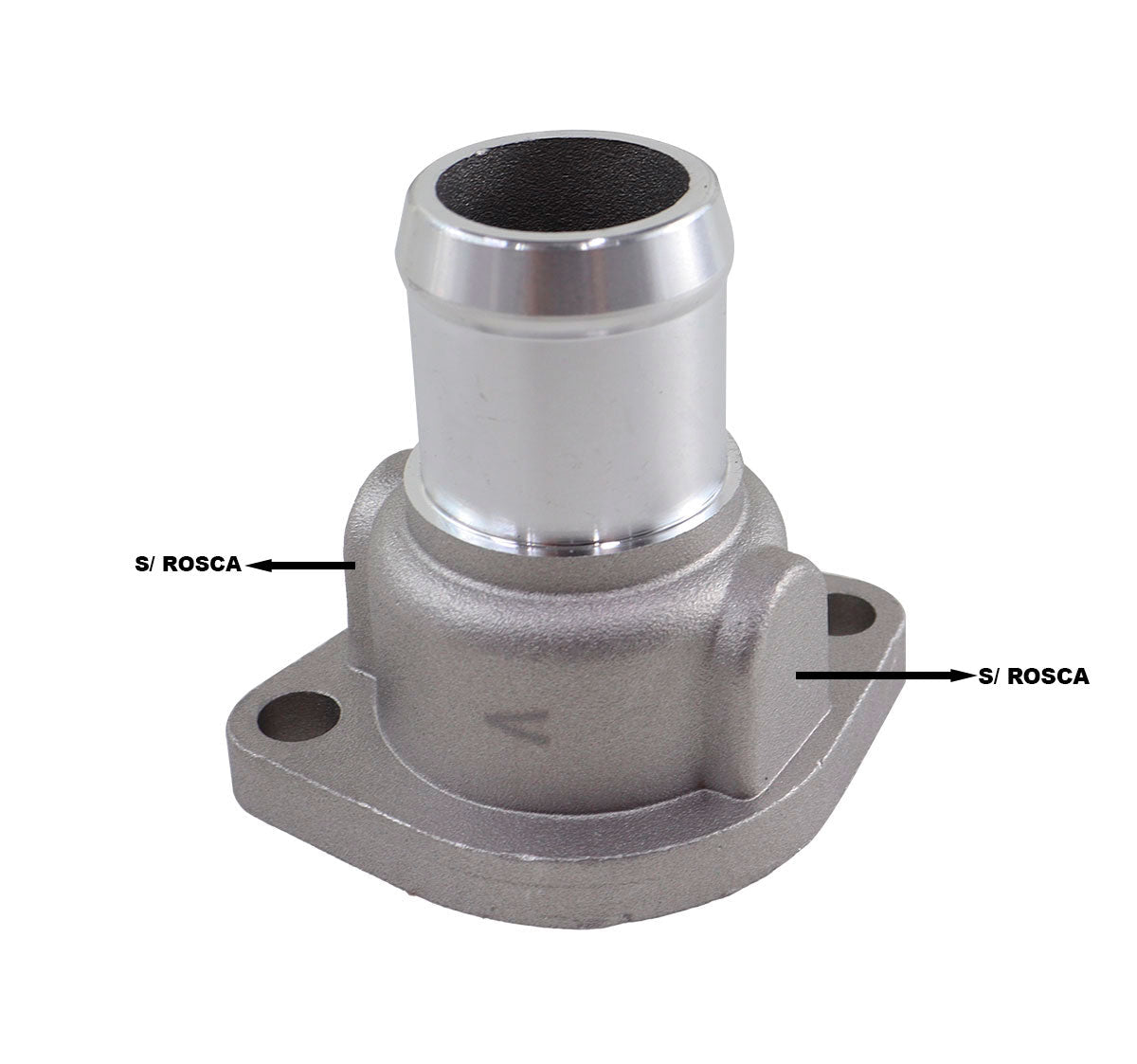 Flange Cabeçote Ar Quente Gol Logus Parati Savairo S/rosca Imagem secundária do produto