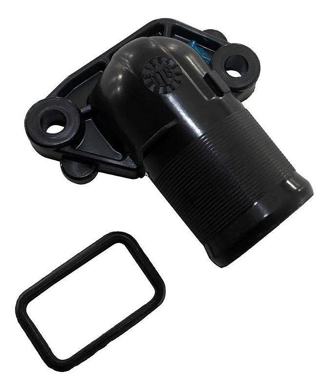 Flange Cotovelo Válvula Termostática Logan Kangoo Clio 1.0 - Paraiso das Mangueiras Imagem principal do produto