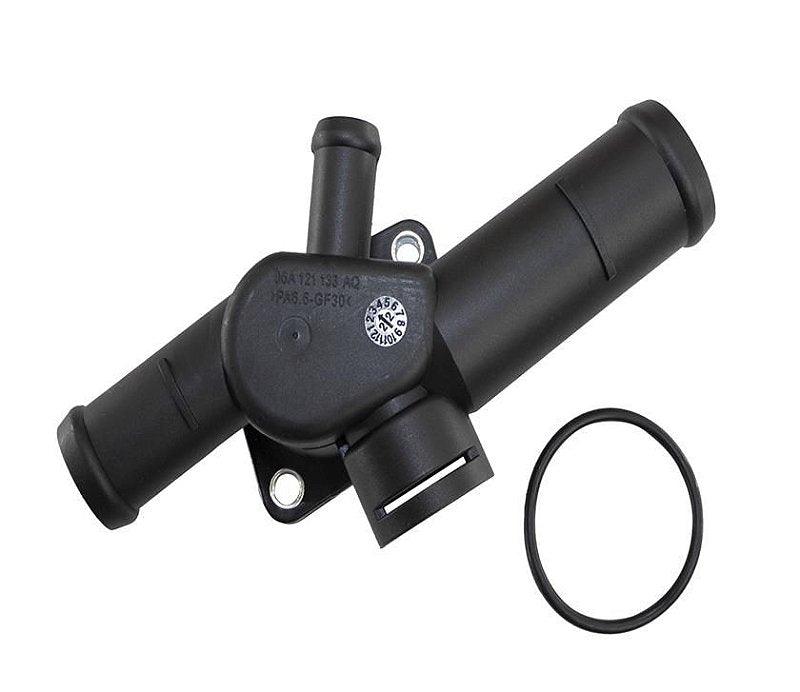 Flange D'Água Audi A4 Golf 1.6 1.8 2.0 06A121133AC - Paraiso das Mangueiras Imagem principal do produto