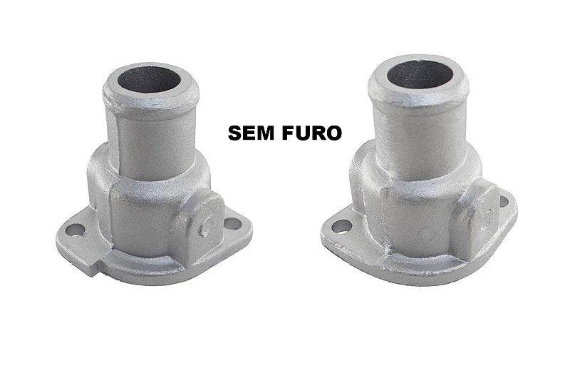 Flange Entrada Cabeçote Ar Quente Gol Logus Parati S/Furo Imagem secundária do produto