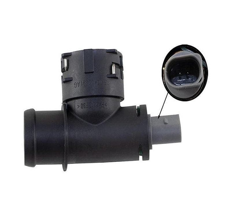 Flange Mangueira Radiador Inferior Audi A3 Golf 1.8 2.0 - Paraiso das Mangueiras