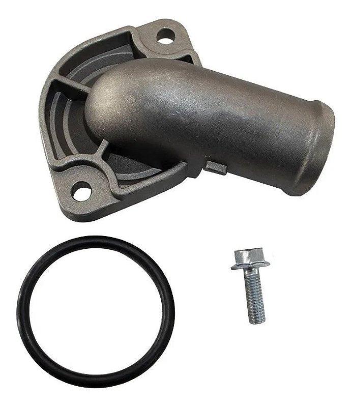 Flange Válvula Termostática Gol At 1.0 8v 16v Alumínio - Paraiso das Mangueiras Imagem principal do produto