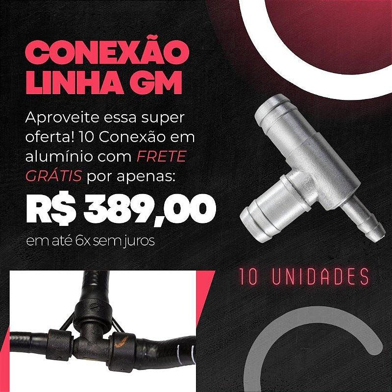 Kit 10 Conexões Aluminio Linha GM - Paraiso das Mangueiras