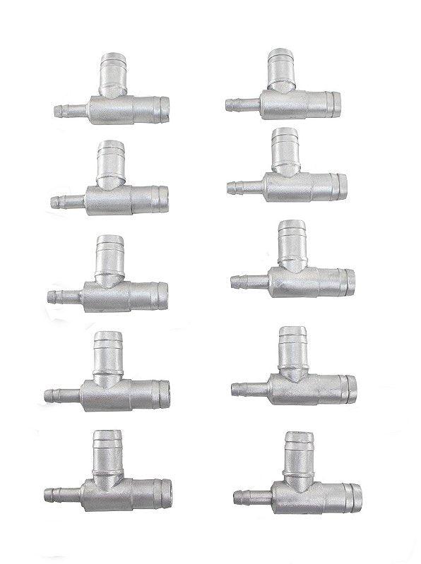 Kit 10 Conexões Aluminio Linha GM - Paraiso das Mangueiras