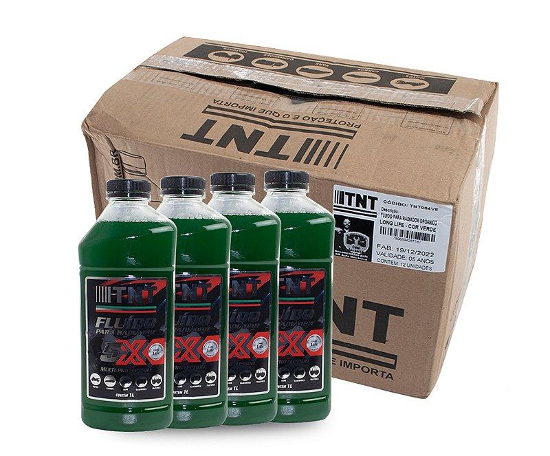Kit 12 Un Aditivo Radiador Tnt Concentrado Verde Orgânico - Paraiso das Mangueiras