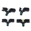 Kit 4 Conector Da Mangueira Retorno Bico Injetor Amarok 2.0