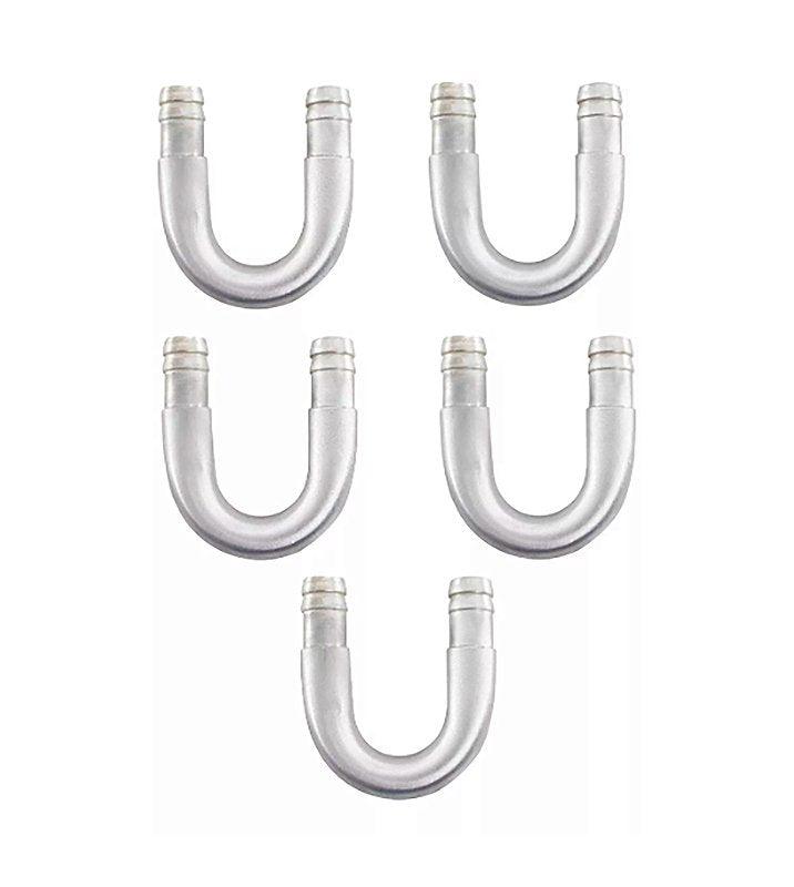 Kit 5 Tubo Aluminio U Isolar Ar Quente Adaptador Universal - Paraiso das Mangueiras