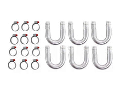 Kit 6 Tubo Aluminio U Isolar Ar Quente Adaptador Universal - Paraiso das Mangueiras