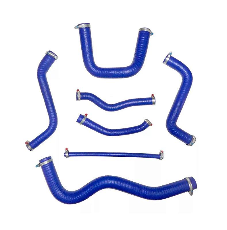 Kit 7 Mangueiras Silicone Gol Ap 1.6 1.8 Quadrado Cor Azul - Paraiso das Mangueiras Imagem principal do produto