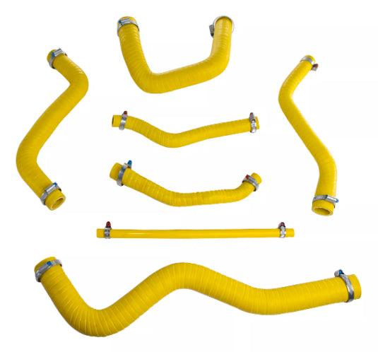 Kit 7 Mangueiras Silicone Gol Ap Quadrado Cor Amarelo - Paraiso das Mangueiras