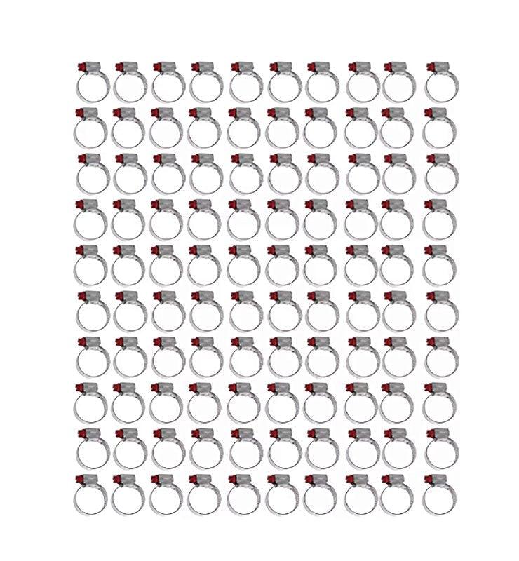 Kit Abraçadeiras 100 Peças Micro Carbono 32 - 44 Marca Suprens - Paraiso das Mangueiras Imagem principal do produto