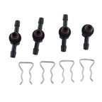 Kit Conector Trava Mangueira Bico Injetor Retorno S10 Blazer