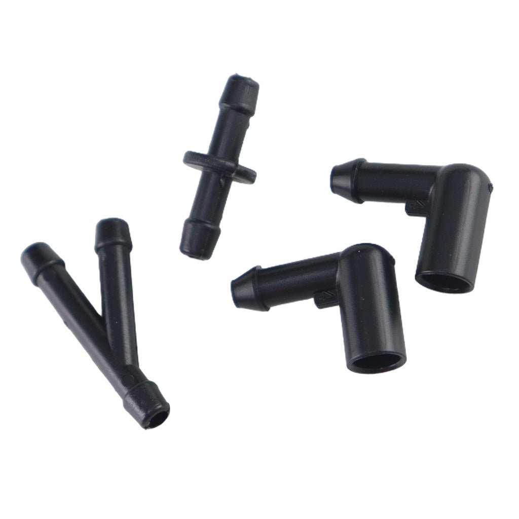 Kit Conectores Mangueira Parabrisa Vokswagen 6mm 4 Unidades