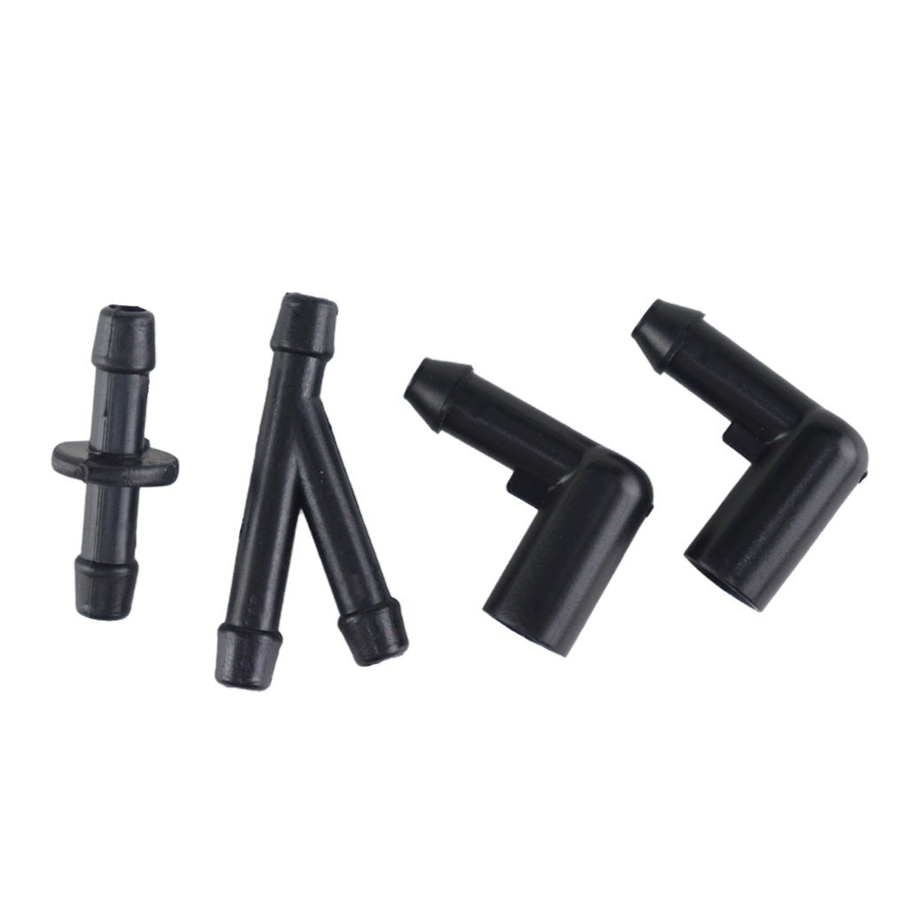 Kit Conectores Mangueira Parabrisa Vokswagen 6mm 4 Unidades