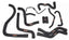 Kit Mangueiras Arrefecimento Kombi 1.4 Flex (completo) - Paraiso das Mangueiras