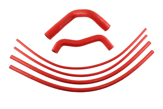 Kit Mangueiras Opala 6 Cilindros Siliconada Azul Ou Vermelho - Alta Performance