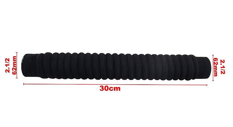 Mangueira Adaptação Água Ar Intercooler 2 1/2 X 62mm 30cm - Paraiso das Mangueiras