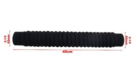 Mangueira Adaptação Água Ar Intercooler 2 1/2 X 62mm 40cm - Paraiso das Mangueiras
