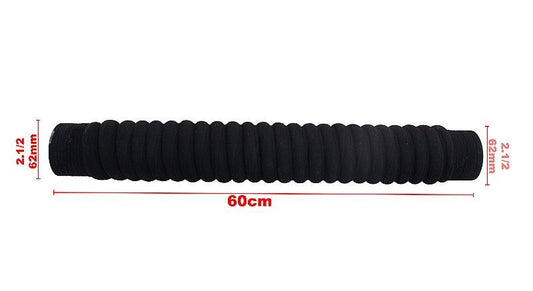Mangueira Adaptação Água Ar Intercooler 2 1/2 X 62mm 60cm - Paraiso das Mangueiras