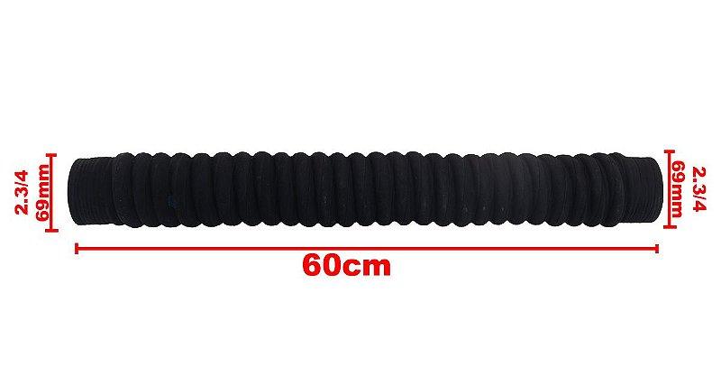 Mangueira Adaptação Água Ar Intercooler 2 3/4 X 69mm 60cm - Paraiso das Mangueiras