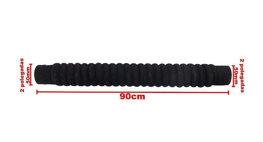 Mangueira Adaptação Água Ar Intercooler 2Pol X 50mm 90cm - Paraiso das Mangueiras