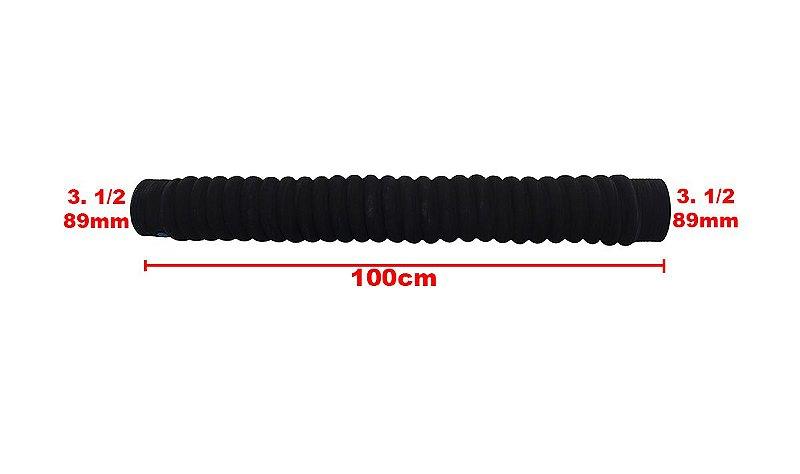 Mangueira Adaptação Água / Ar Intercooler 3 1/2 89mm X 100cm - Paraiso das Mangueiras