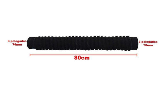 Mangueira Adaptação Água / Ar Intercooler 3Pol 76mm X 80cm - Paraiso das Mangueiras